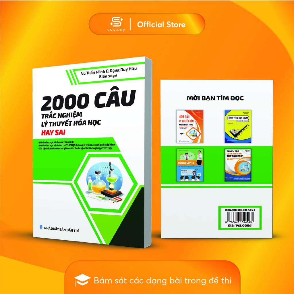 2000 câu trắc nghiệm lý thuyết Hóa Học hay sai - biên soạn bởi thầy Vũ Tuấn Minh