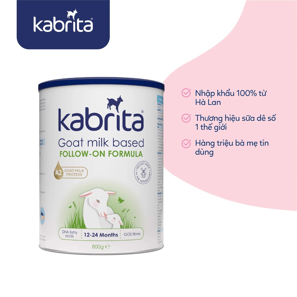 Sữa dê Kabrita số 2  - Lon 800g