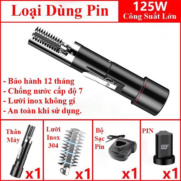 Máy đánh vảy cá,dụng cụ cạo vảy cá cầm tay chống thấm nước , công suất lớn MẪU MỚI NHẤT