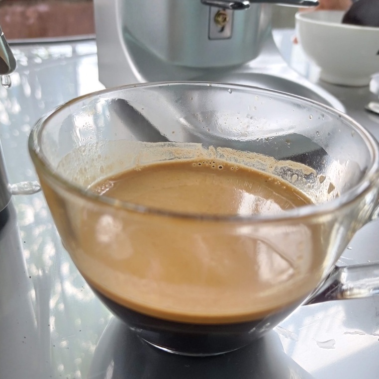 Ly latte Union thủy tinh