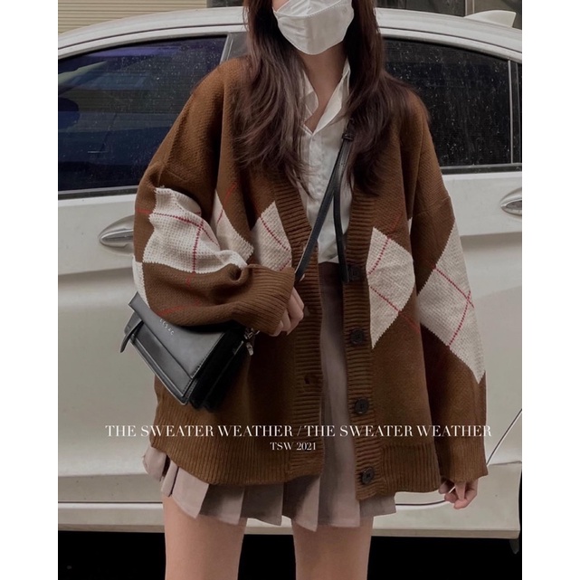 [ RẺ VÔ ĐỊCH] [ÁO CADIGAN] Cardigan Nữ Thổ Cẩm, Áo Khoác Len Mềm Mịn Mix Chân Váy, Quần Cực Hàn Quốc | BigBuy360 - bigbuy360.vn