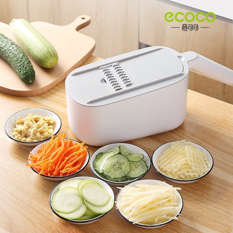 Nạo rau củ đa năng kèm 6 lưỡi Ecoco E1909