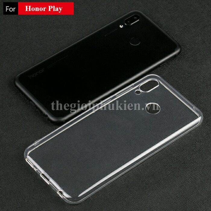 Ốp lưng silicon dẻo trong suốt Huawei Honor Play