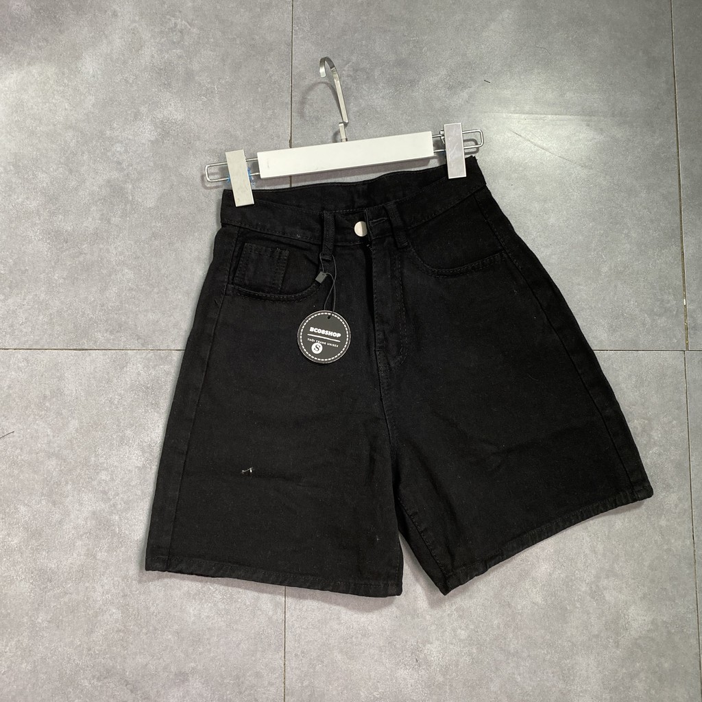  Quần Jean Ngố Ống Rộng Lưng Cao màu Đen Phong cách Ulzzang BC340 | BigBuy360 - bigbuy360.vn