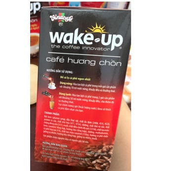 Cà phê Wake-Up Hương Chồn Hộp 18 gói x17g (Mẫu Mới).