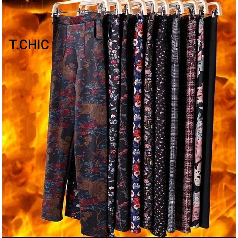 Quần cho mẹ trung niên lót lông dày dặn mặc mùa đông siêu ấm cho bà và mẹ trung tuổi quần nỉ ấm mặc nhà