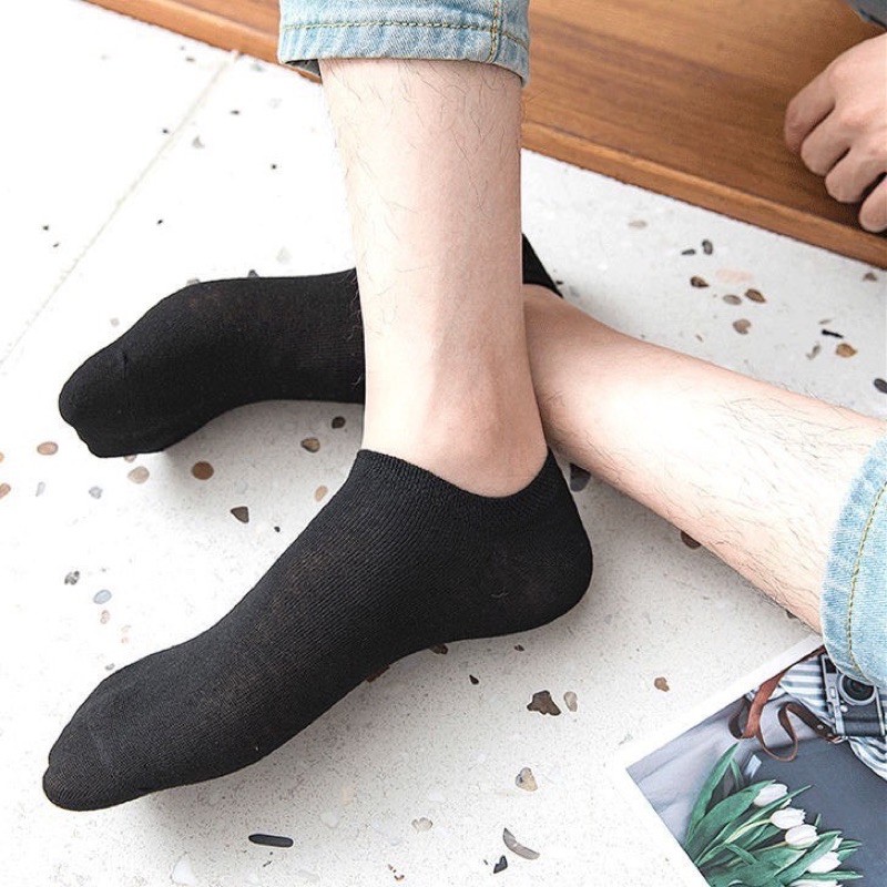  Tất nam cổ ngắn đi giày lười có đệm chống tuột cao cấp Unisex | WebRaoVat - webraovat.net.vn