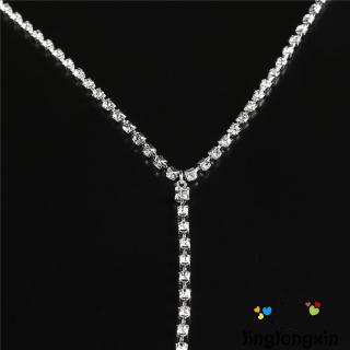 Dây Chuyền Body Chain Đính Đá Lấp Lánh
