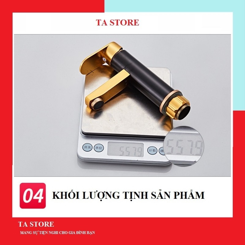 Vòi Lavabo Nóng Lạnh Gật Gù TATAMO Vòi Rửa Mặt Cắm Chậu Tăng Áp Thiết Bị Nhà Tắm TA STORE ST09