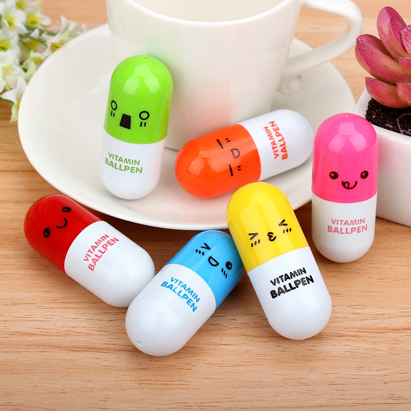 Bút bi hình viên đạn mini kiểu hoạt hình đáng yêu
