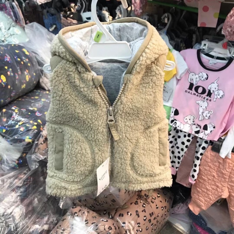 Áo khoác lông cừu cho bé trai/bé gái