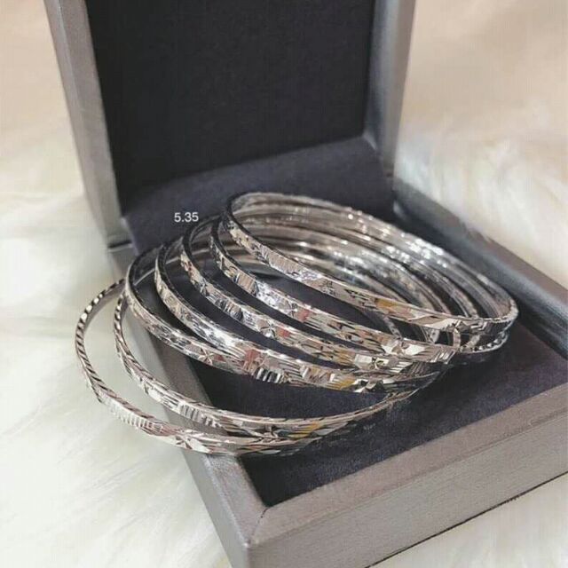 Vòng ximen bạc ý xi kim có khóa bản dày 2mm-VM450 | BigBuy360 - bigbuy360.vn