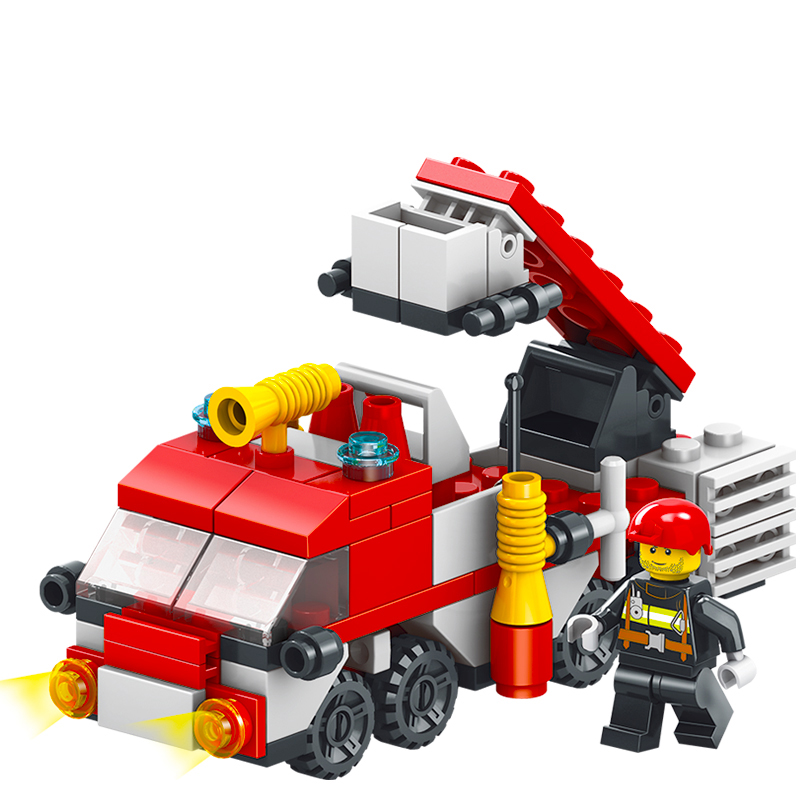 Bộ đồ chơi lắp ráp mô hình đội cứu hỏa đô thị độc đáo cho bé