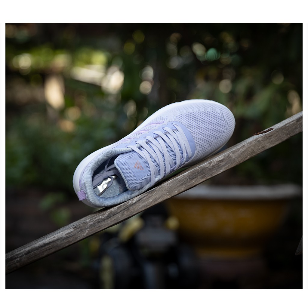 Giày sneaker nữ giày thể thao nữ D529 màu ghi tím