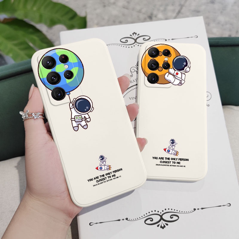 Mars Ốp Điện Thoại Họa Tiết Phi Hành Gia Cho samsung galaxy galaxy s23 s22 fe ultra plus