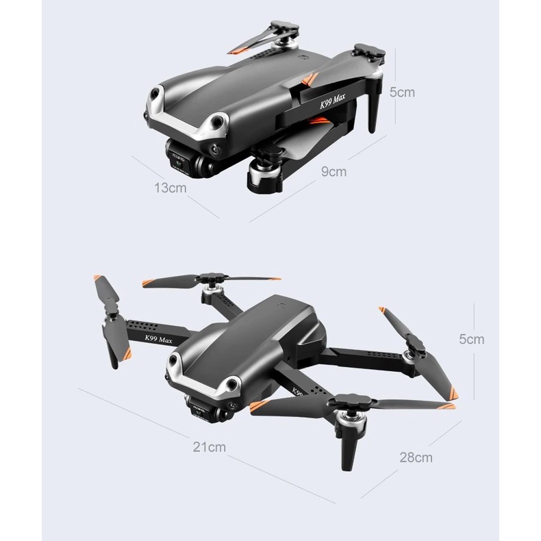 Flycam K99 PRO MAX Thế Hệ 2022, Camera WIFI FPV 4K HD, Tích Hợp Giữ Độ Cao, Chế Độ Không Đầu pro max