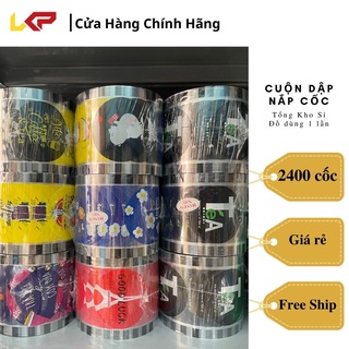 Cuộn dập nắp cốc - 2400 chiếc - giao hình ngẫu nhiên - có ship hỏa tốc