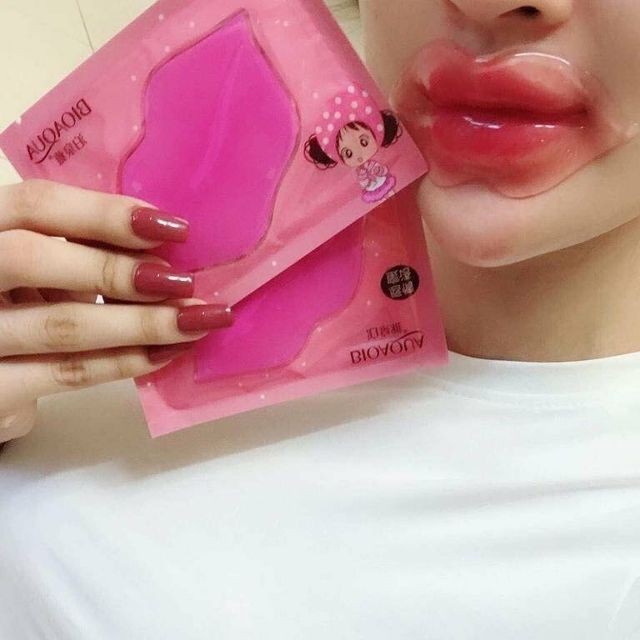 Mặt Nạ Môi Collagen Bioaqua Dưỡng Ẩm, Mờ Thâm, Môi Hồng, Mềm Môi Lip Mask Nội Địa Trung Chính Hãng - tomhouse.44 Shop