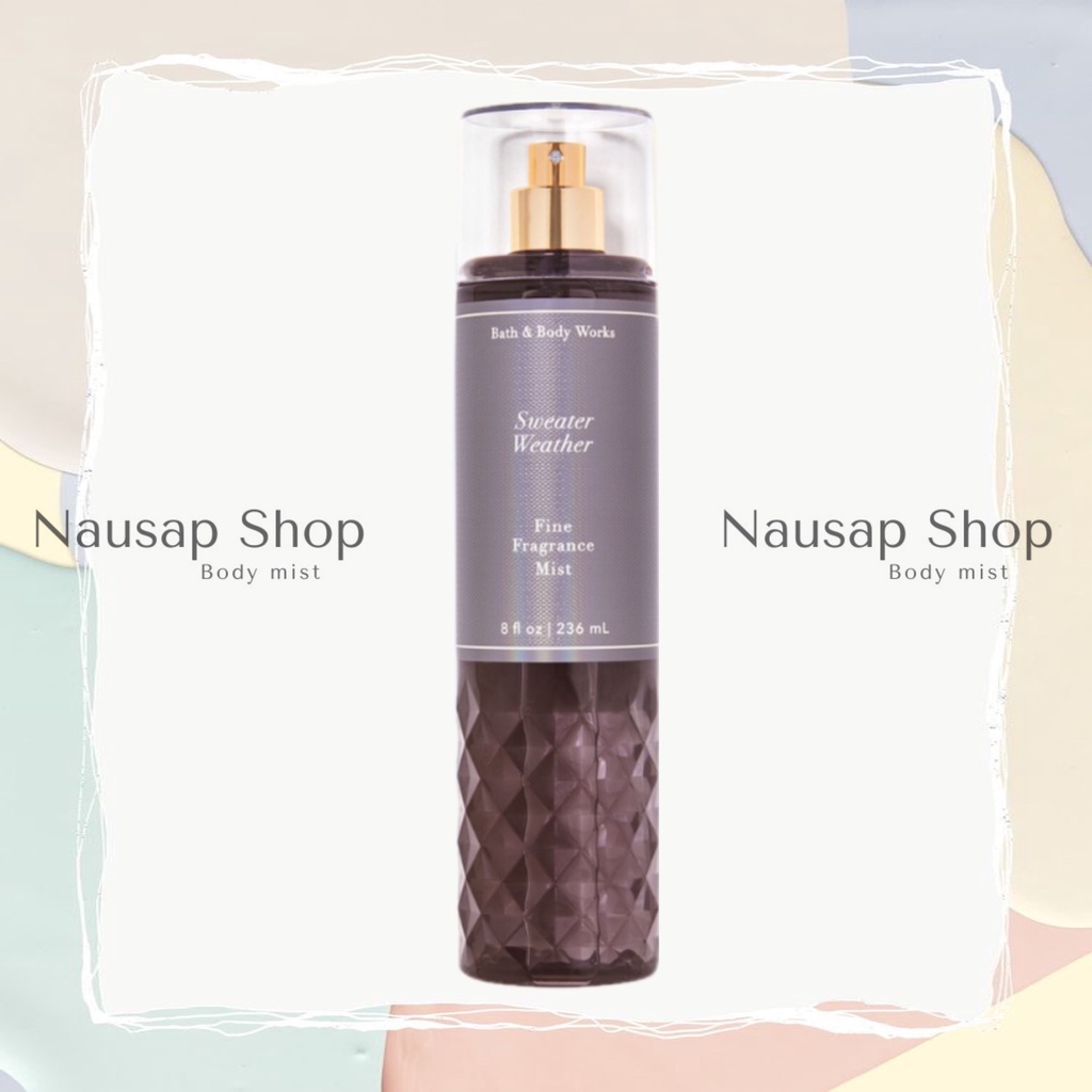 Xịt thơm toàn thân body mist Sweater Weather - Bath & Body Works