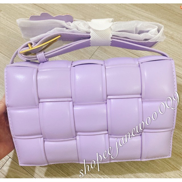 JANE'S Túi đeo chéo nữ xếp ô vuông lạ mắt sang trọng túi INS tông Pastel ẢNH THẬT CUỐI J0375 Quảng châu