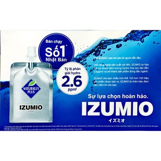 Nước uống giàu hydro izumio nhật bản đẹp da, bổ sung dưỡng chất cho đôi mắt sáng và cho cơ thể khỏe mạnh