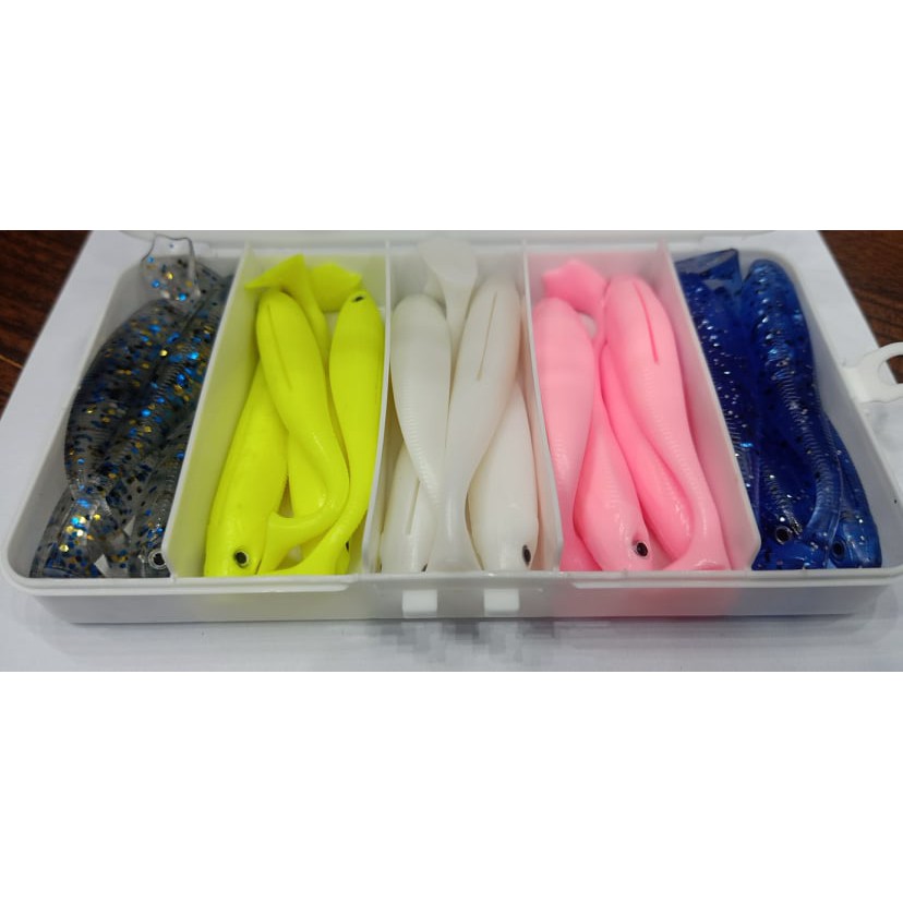 Mồi mềm câu cá siêu nhạy combo Horai HKN Fishing