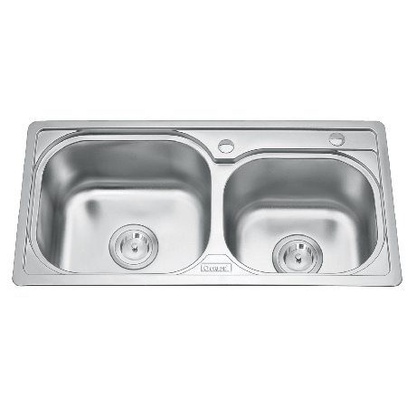 Chậu rửa bát 2 hố lệch Gorlde B209 (B-209)