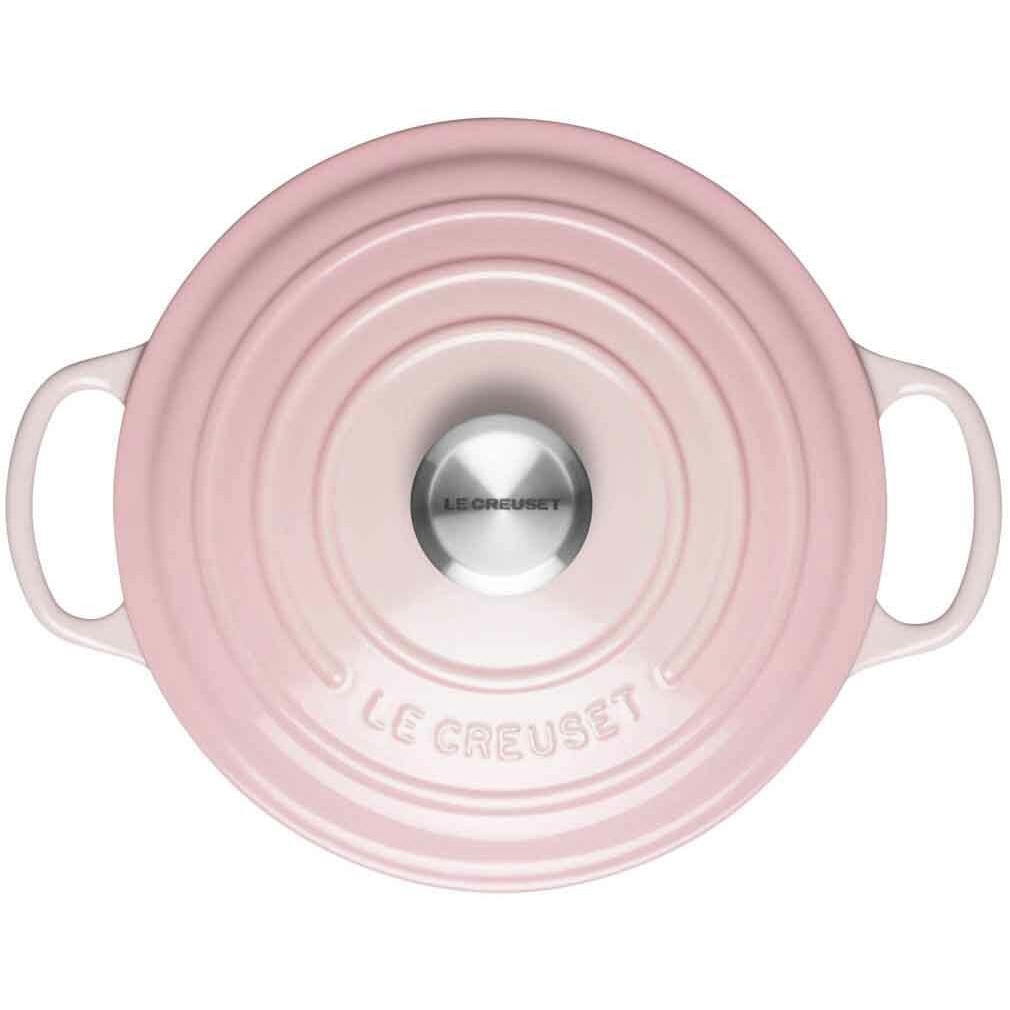 Nồi gang Le Creuset Brater rund Evo 20cm màu hồng