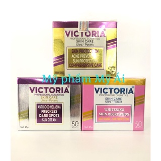 Kem dưỡng da victoria 25g, kem mụn nám trắng da chống lão hoá mỹ phẩm mỹ ái