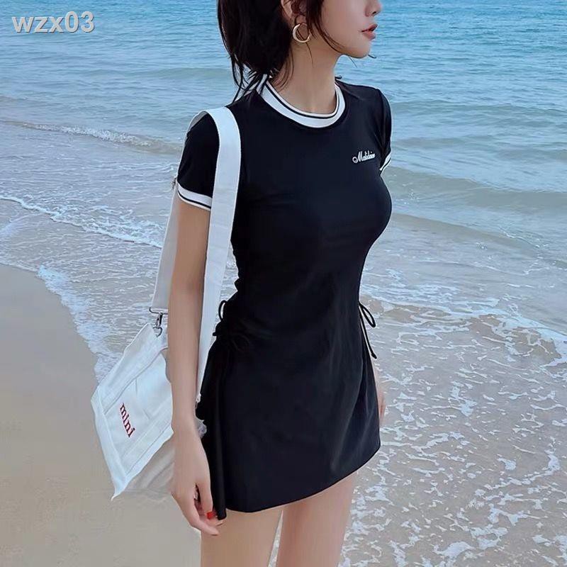SOPHIE Áo tắm nội y Hàn Quốc nữ sinh bảo thủ phong cách thể thao váy xẻ tà mỏng che bụng nhỏ và tươi tắn | BigBuy360 - bigbuy360.vn