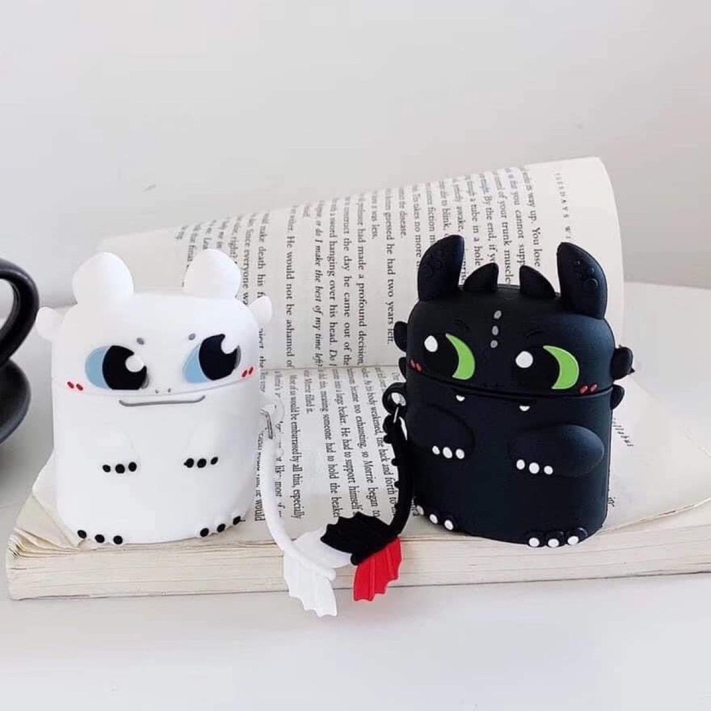Vỏ đựng tai nghe/airpods phiên bản How to train your dragon