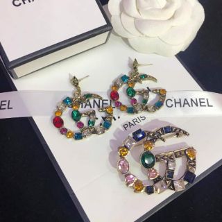 SET CÀI ÁO & BÔNG TAI GUCCI TÒN TEN