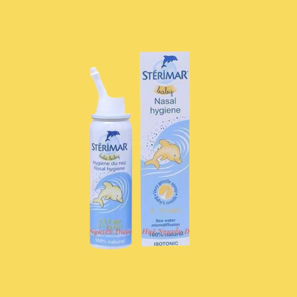 Xịt mũi cá heo cho bé Sterimar Baby - Chai 50ml