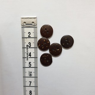 Cúc gỗ dừa 1,2 cm (20 cúc)