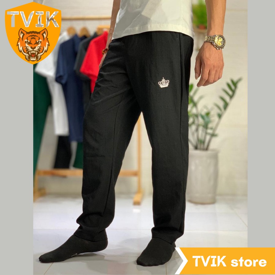 Quần đũi dài nam Tvik thể thao dáng suông cạp chun mặc nhẹ thoải mái, 3QDĐL | BigBuy360 - bigbuy360.vn