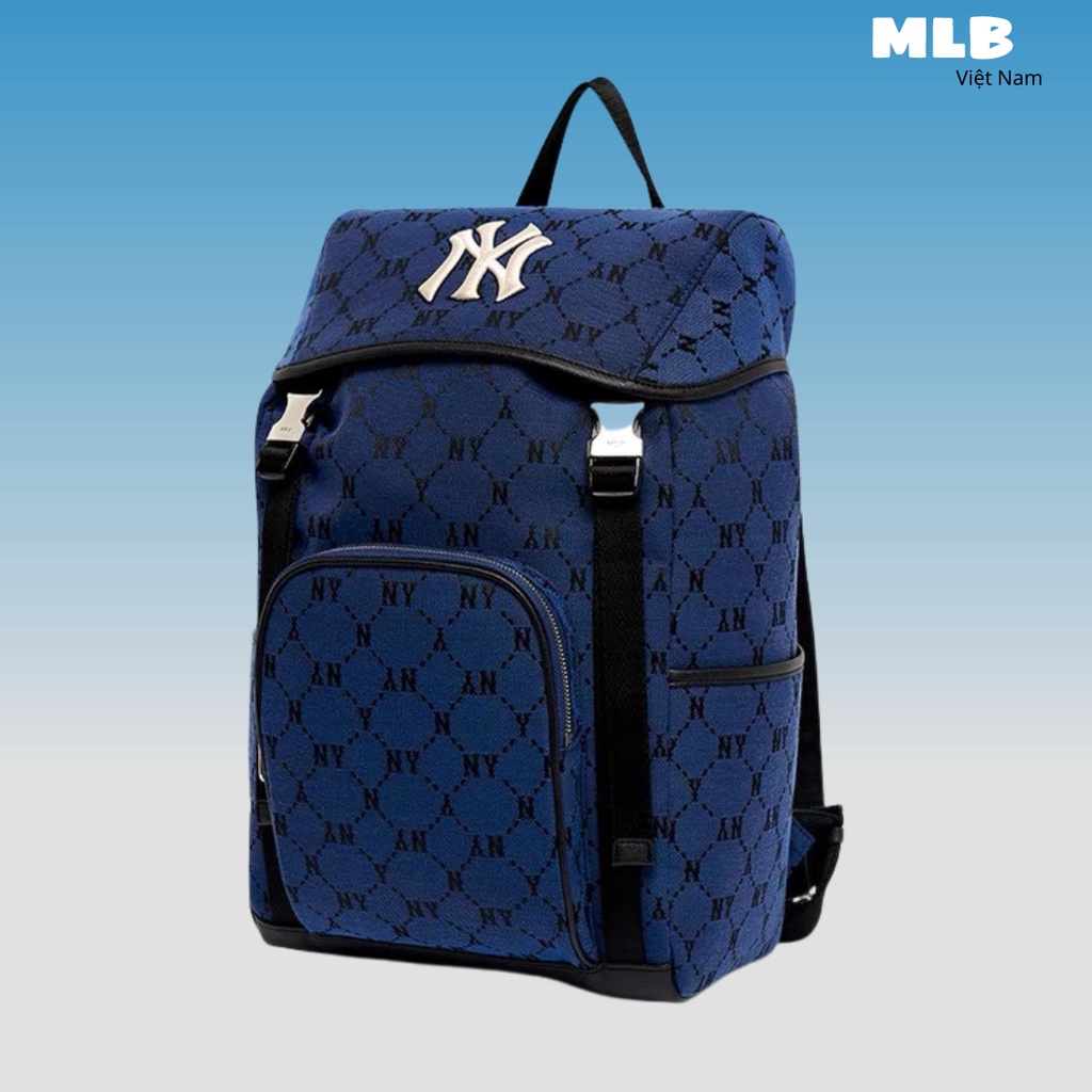 Balo Ny Hàn Quốc đi học nam nữ Monogram Jacquard New York Yankees