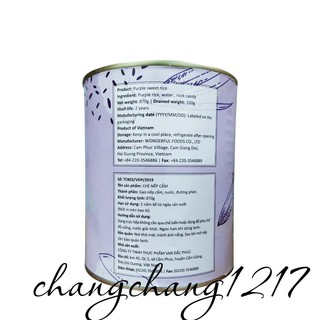 Chè Nếp Cẩm Wonderful Lon 870g