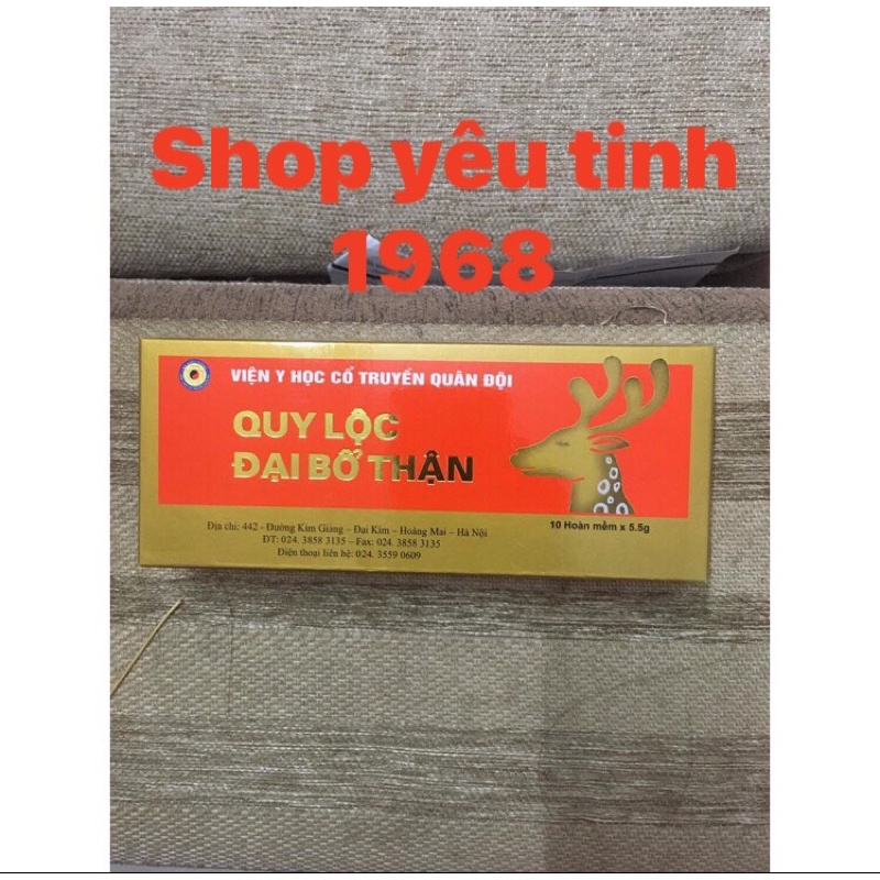 Quy lộc đại bổ thận- viện YHCT quân đội