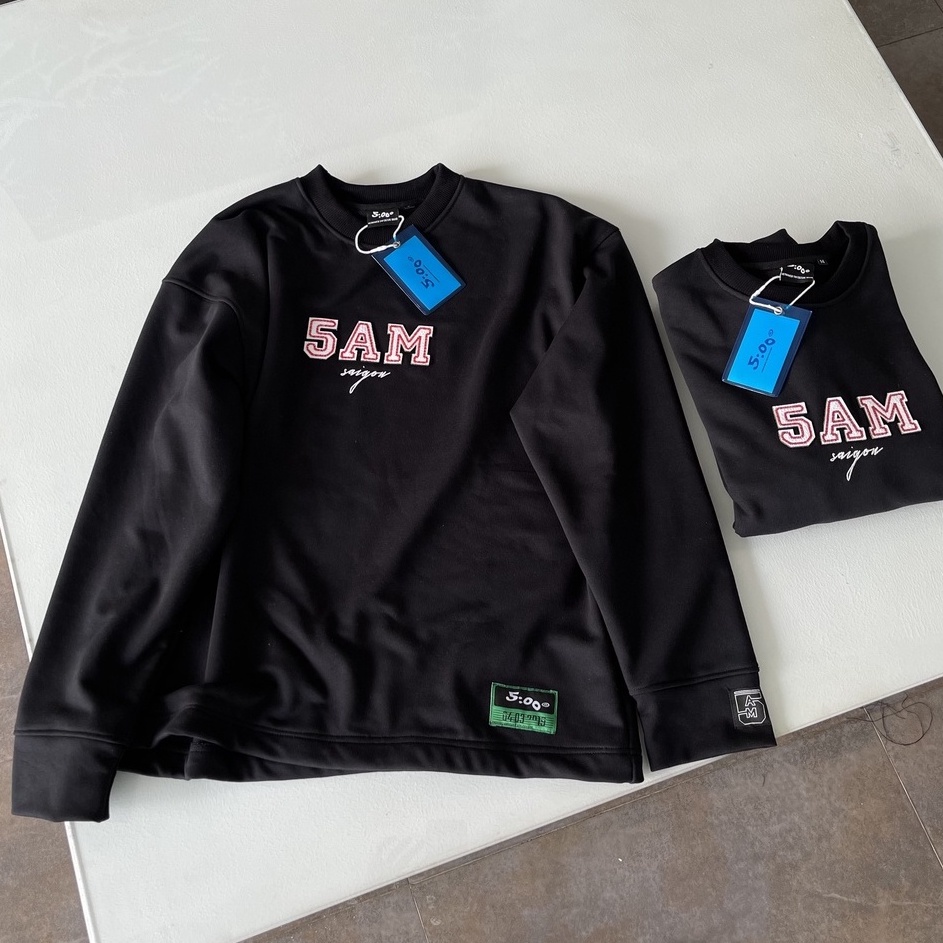 Áo Sweater 5AM ss4.2 họa tiết bóng chày