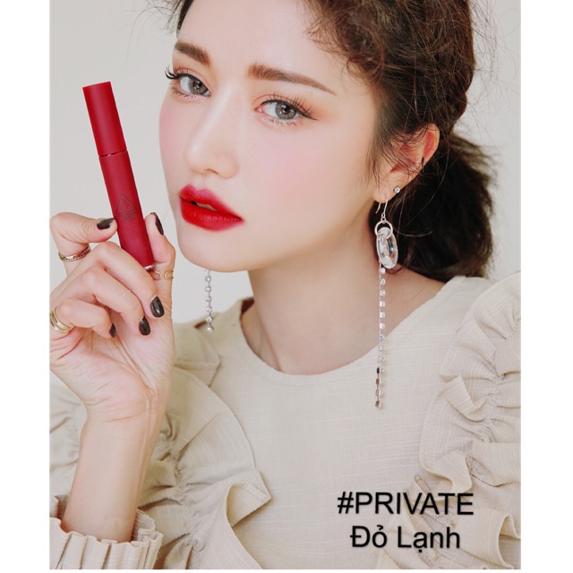 Son kem lỳ 3ce velvet liptint #Private ( hàng xách tay chính hãng)