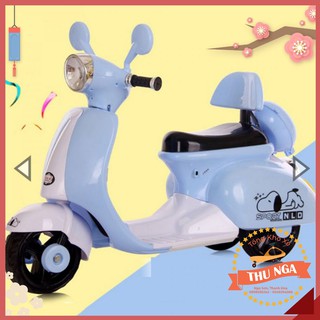 [Free Ship ] Xe máy điện trẻ em vespa  _ Kiểu dáng đẹp _ Xe có đủ màu _ có sạc 6V_ giá tốt ( Sỉ, Lẻ )