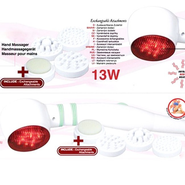 Máy Massage tia hồng ngoại nóng 3 chế độ, thư giản, đám bóp, tăng cường tuần hoàn máu cho người lớn