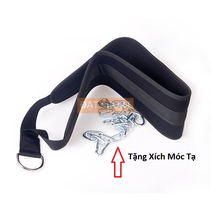 Đai Đeo Tạ Dip Belt Tập Gym ,Thể Thao , Có Xích Móc Tạ , Tập Xà Đơn , Xà Kép , Squat