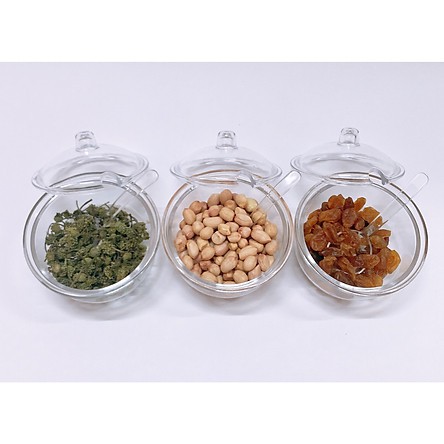 Hũ đựng gia vị có muỗng nhựa Acrylic, hộp hủ lọ đựng tỏi ớt - Spicy jar