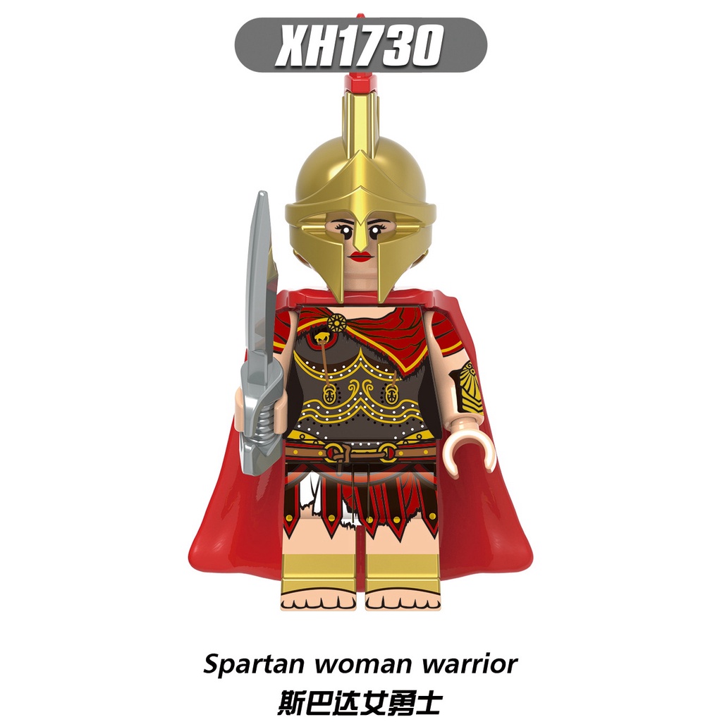 Minifigures Các Mẫu Nhân Vật Lính Trung Cổ Lính Roman Chiến Binh La Mã Cổ Đại Sparta Hiệp Sĩ Lính Thập Tự Chinh X0316