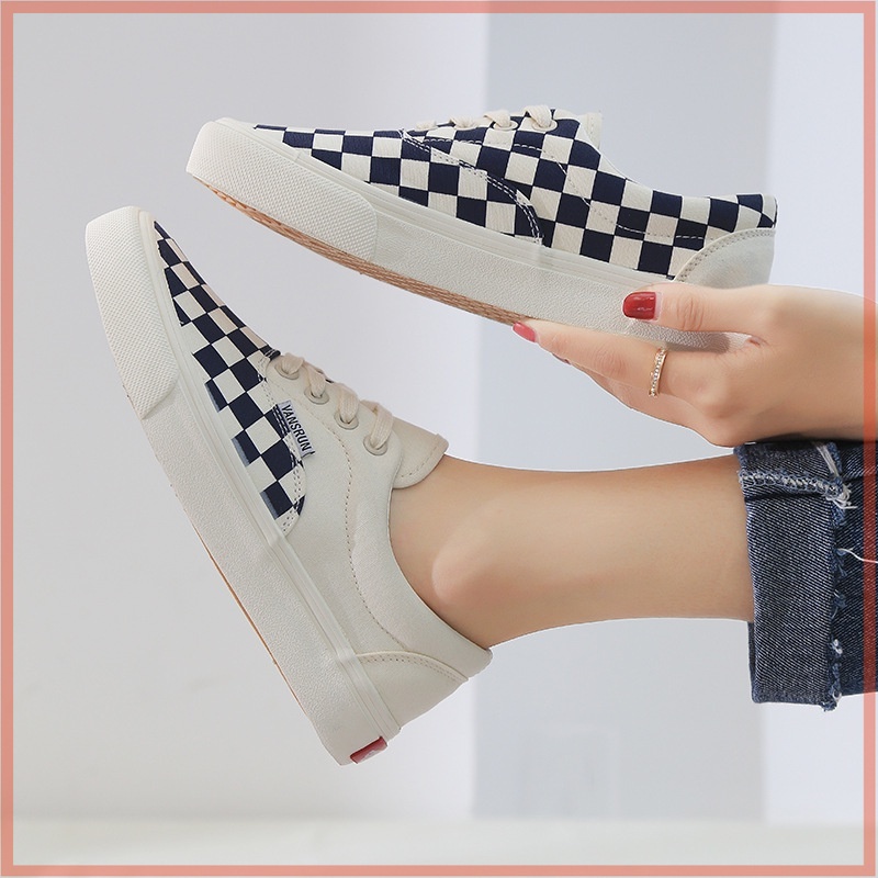 Giày Thể Thao Sneaker 𝗩𝗮𝗻𝘀 Caro nam nữ bản classic buộc dây - Giày Vans caro hàng 1:1 cao cấp Full Box Bill