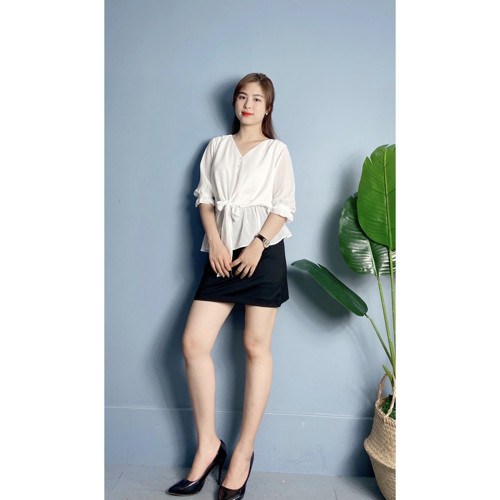 [FREESHIP] ÁO SƠ MI PEPLUM TRẮNG ĐIỆU ĐÀ CHO CÁC NÀNG THƠƠ | BigBuy360 - bigbuy360.vn