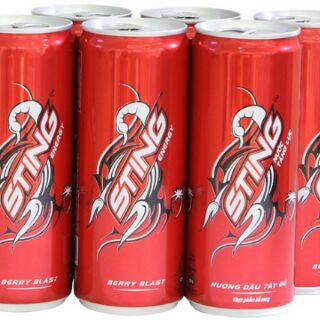 [TK MỚI GIẢM 25K NHẬP GTNOV183684] Thùng Sting lon thùng 24 lon × 330ml