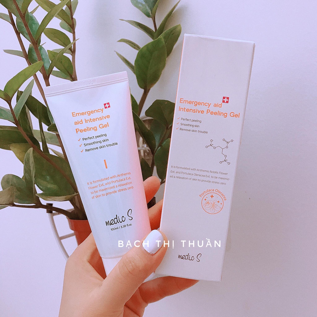 Tẩy da chết dạng gel medic s  dành cho da dầu,da mụn,da nhạy cảm