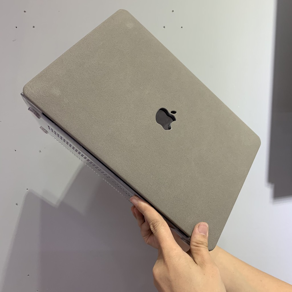 (Mới nhất) Combo Case macbook,Ốp Macbook Xám + Phủ phím Đen mỏng nhẹ, ôm khít máy chống va đập và trầy xước